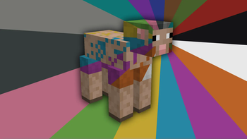 Colorful Sheared Sheep