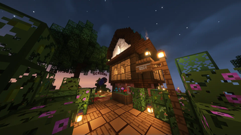 One of the builds on a public server, shot with complementary shaders