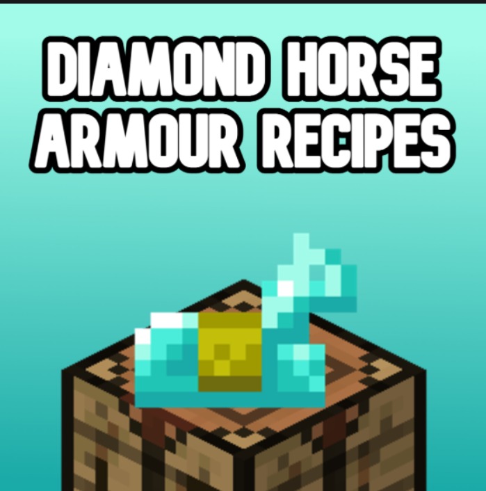Craftable Diamond Horse Armour
