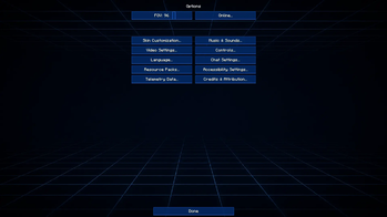 All menus