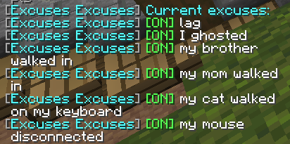 Excuses, Excuses... — screenshot 1