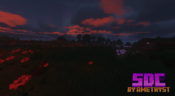 Stormy Flower Field