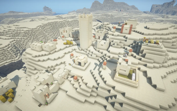 Desert village