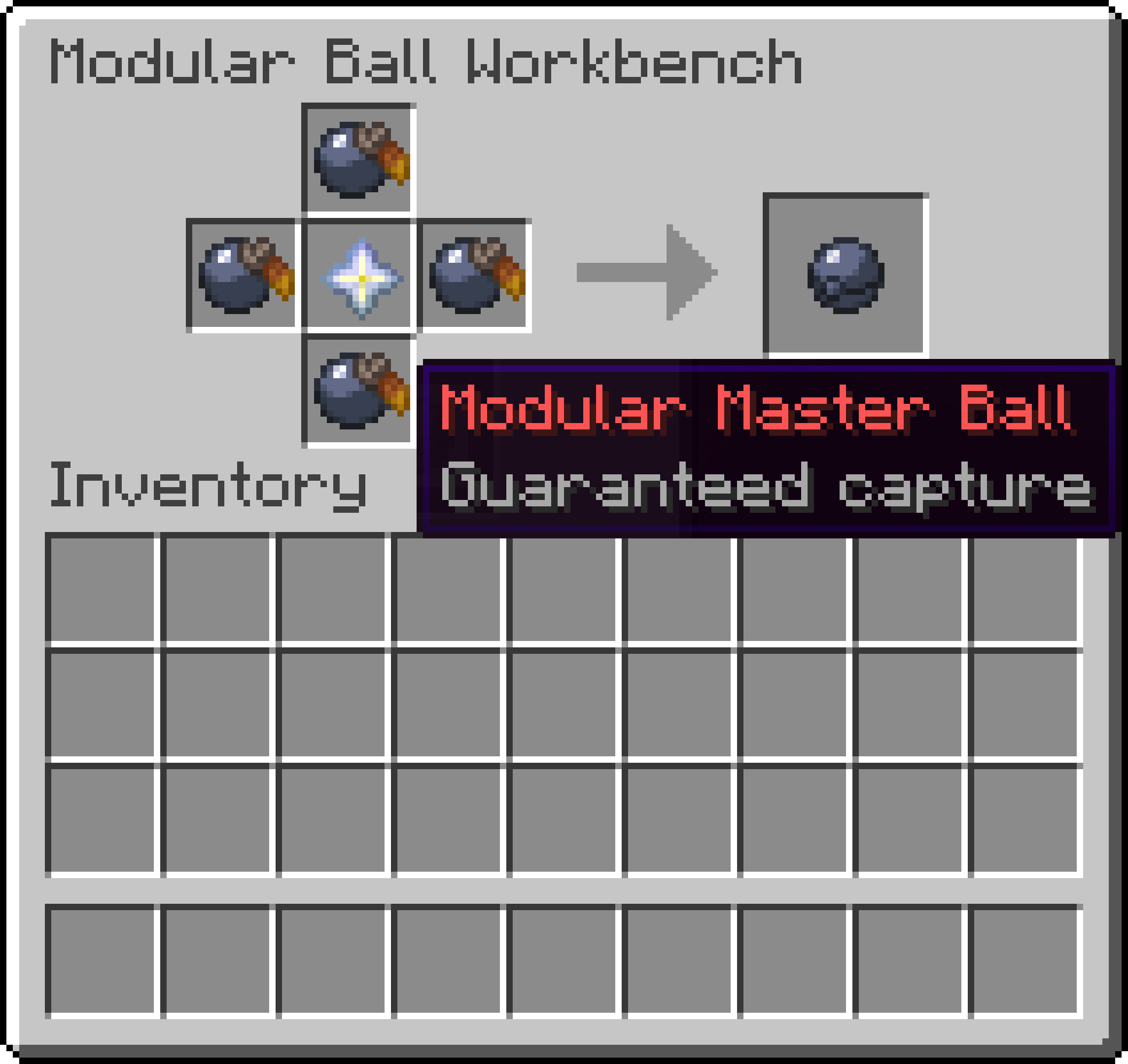 Modular Master Ball Recipe