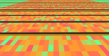 A plot of growing crops
