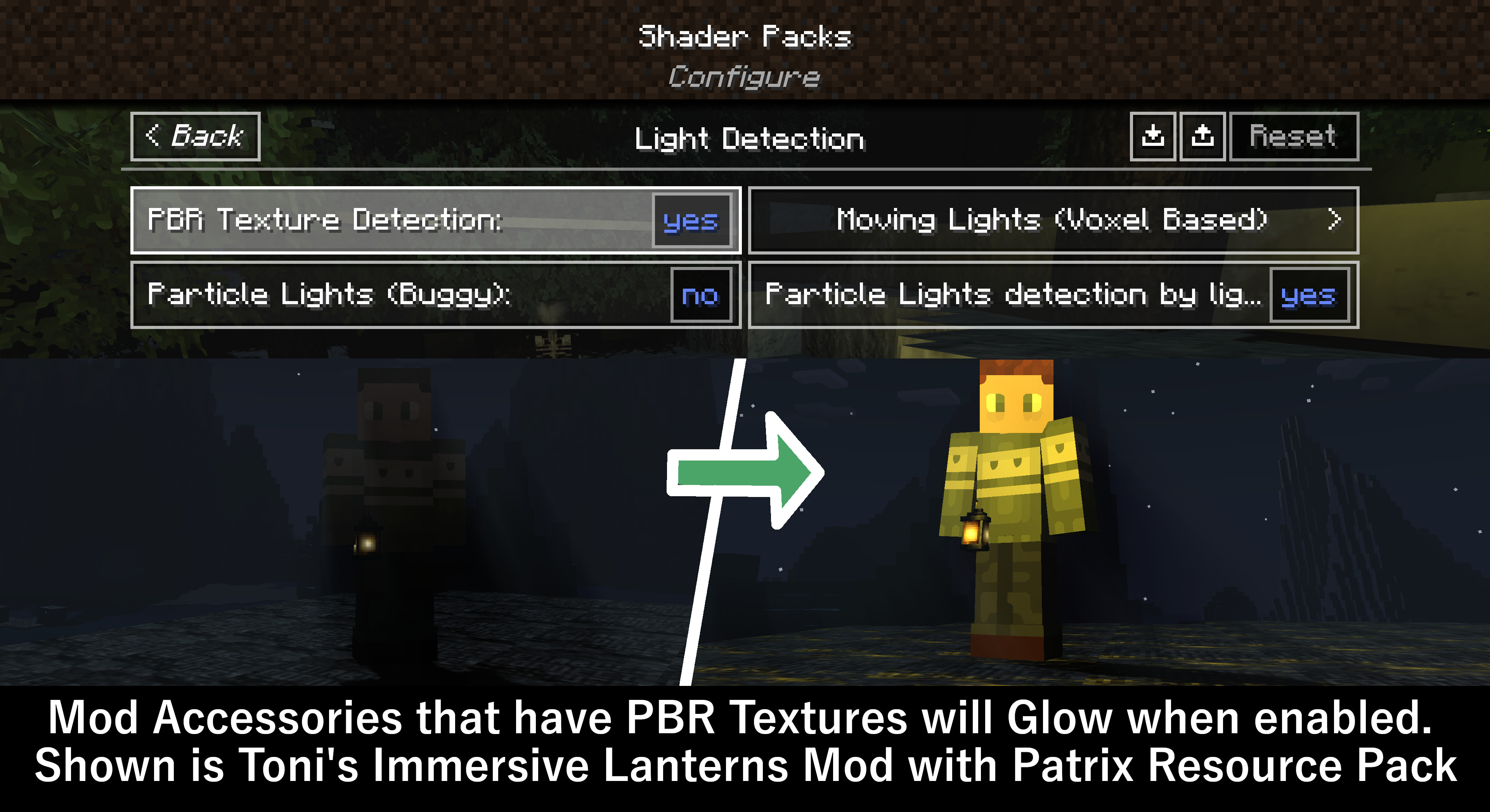 Glowing Modded Accesories