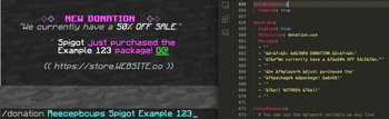 Donation messages