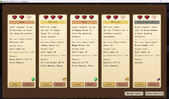 Commission Board Overview