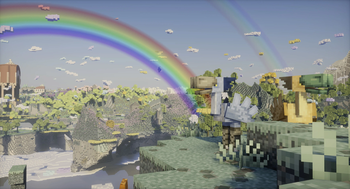 A double rainbow in the Aether!