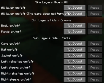 Skin Layers Hide Screenshot 2