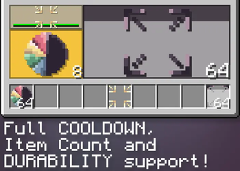 Supports all vanilla actions