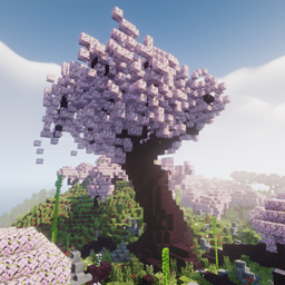 Nebulus cherry blossom tree - Minecraft Mod