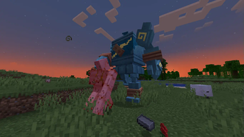 Pokemon attack mobs!