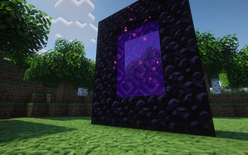 Overworld Nether portal