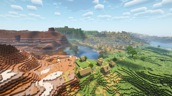 Badlands & Plain & Forest & Village