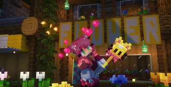 Pink at... a Flower shop???!??