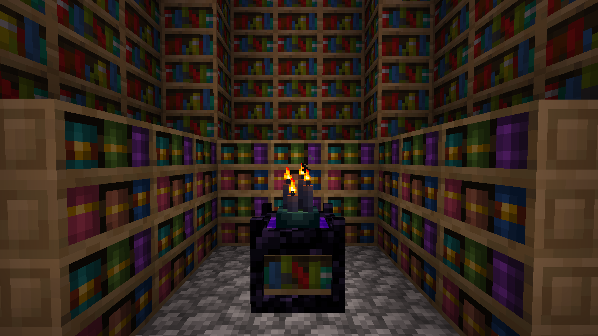 An Extradimensional Legal Archive surrounded by bookshelves full of contracts.