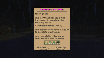 Contract of Chitin