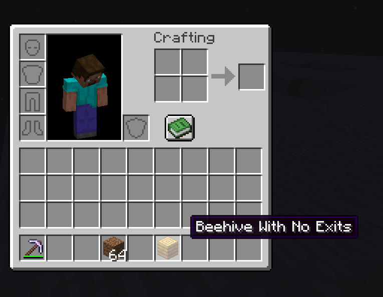 Beehive With No Exits item in inventory