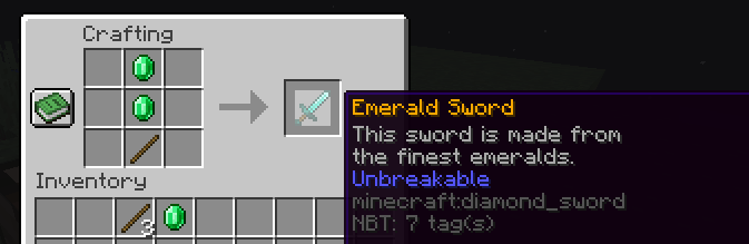 This is an Example Item in the Custom Crafting config!