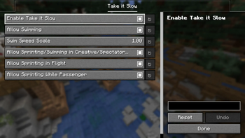 v2.1.0 config screen