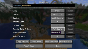 'Toggle Take it Slow' key bind (v2.2.0+)