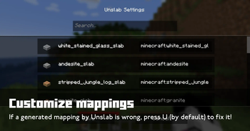 Customize mappings