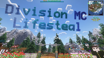 DivisionMC Lobby, shown using modpack