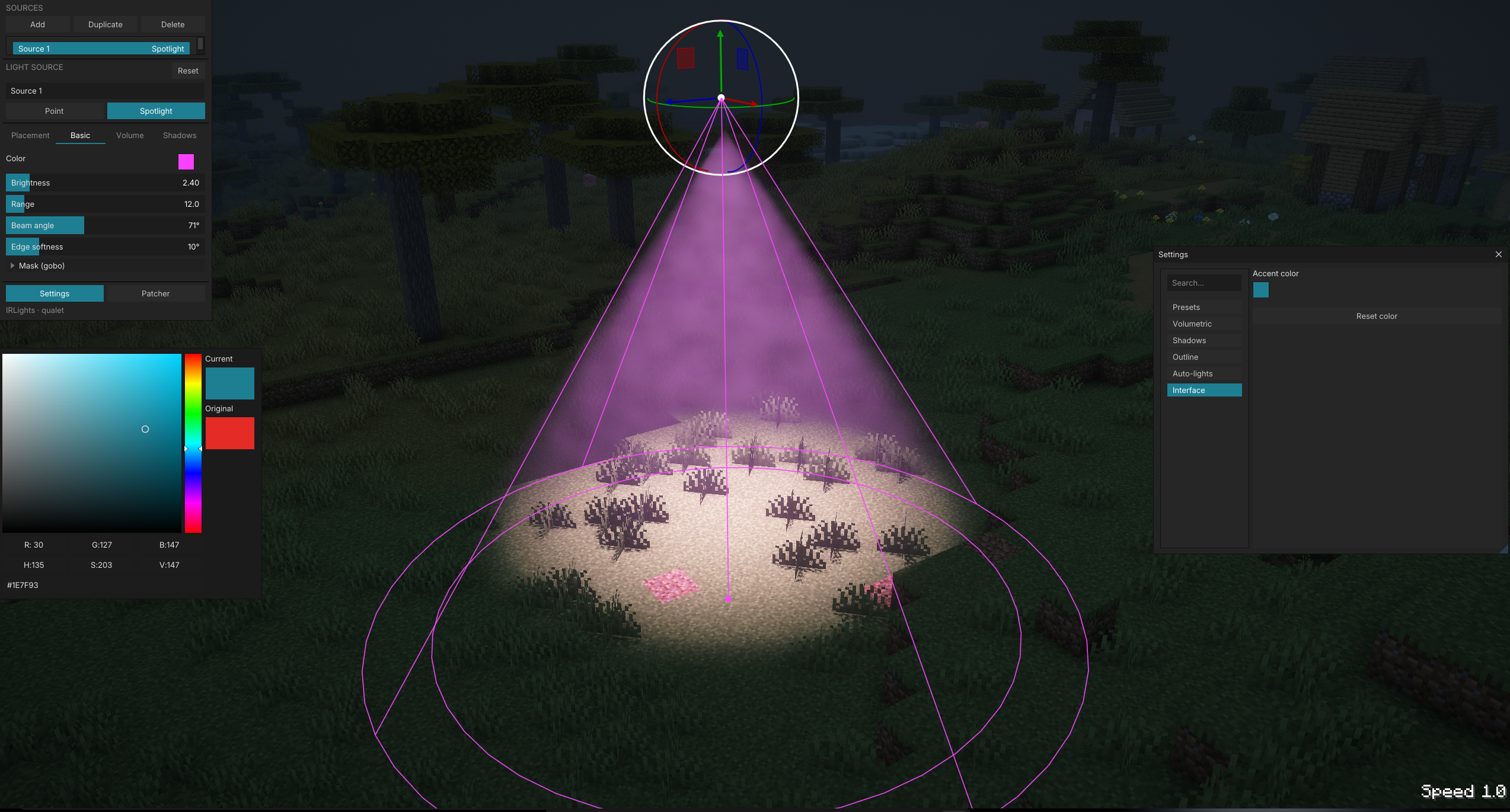 IRLights Editor