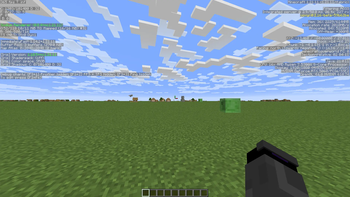 fps test while loading chunks and running around