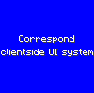Correspond UI
