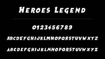 Heroes Legend Font