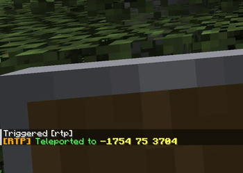 Using /trigger rtp