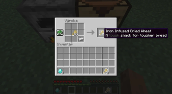 Crafting The Iron Infused Dried Wheat