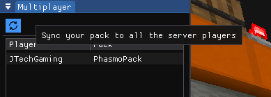 Syncing your pack to other players on a server