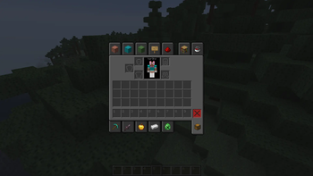 Crouching in inventory