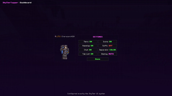 Menu Config