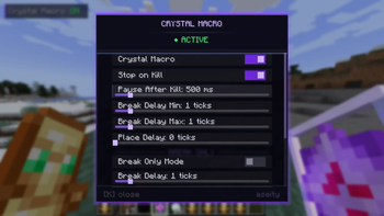 Crystal Macro Mod