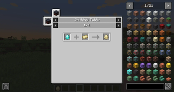 Electrum Plated Diamond Crafting Recipe