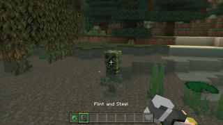 Creeper exploding