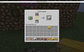 Block of Raw Iron -> Iron Block