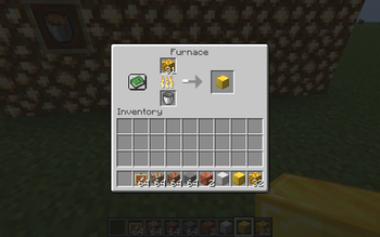 Block of Raw Gold -> Gold Block