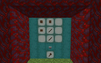 Dirt Axe Crafting Recipe