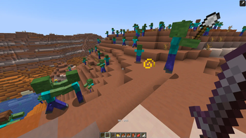 Lots of zombies in the sun