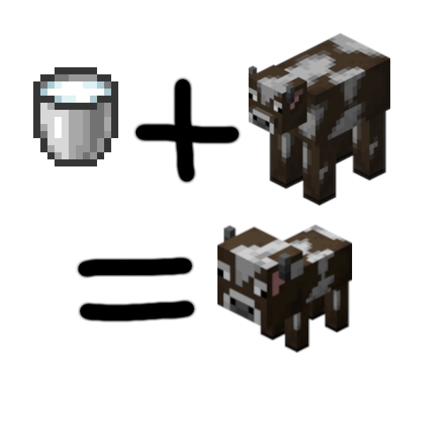 Milk Turns Mobs into Babies