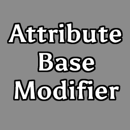 Attribute Base Modifier