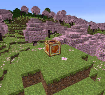Infinite Lava Block