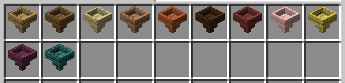 Creative Inventory Wooden Hoppers