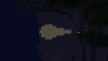 Third-person view of the flashlight*