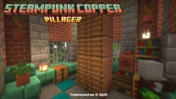 Steampunk Copper Tower Interior